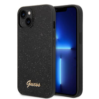 1 x RAW Customer Returns Guess Glitter Flakes compatible with iPhone 14 and compatible with iPhone 13 case - Black GUHCP14SHGGSHK - RRP €32.9