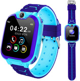 1 x RAW Customer Returns Kesasohe Smartwatch Kids Phone, Waterproof Child Watch with Voice Chat SOS Camera Music Alarm Clock Calculator 11 Games Watch Call Children, Gifts for Students Ages 3-14 Blue  - RRP €36.99