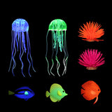 10 x Brand New Filhome 6 Pieces Aquarium Decoration Artificial Glowing Jellyfish, Artificial Jellyfish, Aquarium Decoration Glowing Jellyfish Ornament Decoration for Aquarium Fish Basin, Fish Tank - RRP €201.6