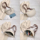 2 x RAW Customer Returns Bolan Fey Women s Crossbody Bag, Women s Leather Belt Bag, Women s Crossbody Bag, Women s Small Shoulder Bag with 2 Bag Straps White  - RRP €40.3