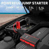 1 x RAW Customer Returns UTRAI Jump Starter Power Bank 2000A 13800mAh Engines up to 7.5L Petrol 5.5L Diesel Smart Clip Car Emergency Starter with LED Screen Car Battery Starter - RRP €43.36