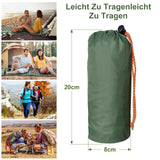 1 x RAW Customer Returns Mengine Inflatable Camping Sleeping Mat, Sleeping Mats for Camping with Pillow, Sleeping Mat for Camping, Hiking and Outdoor Travel Adventures Military Green  - RRP €24.97