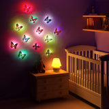 1 x RAW Customer Returns Small night light, butterfly night light, 5 pieces flashing 3D butterfly lights, LED night light children, children s wall lamp night lights, for children s room, staircase, bedroom, for decoration - RRP €8.05