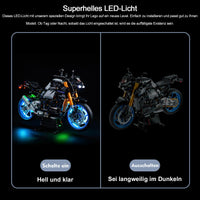 1 x RAW Customer Returns Remote Control Light Kit for Lego Yamaha MT-10 SP Motorcycle Not Lego , Led Lighting Set for Lego 42159 Technic Yamaha MT-10 SP Motorcycle Creative Toys for Adults - RRP €39.98