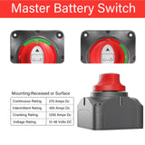 1 x RAW Customer Returns Master Switch Battery 12 V 24 V Battery Cut Off Switch Battery Isolator Car Battery Disconnect Switch Accessories for RV, Yacht, Boat, Truck, Bus, Motorcycle - RRP €15.39