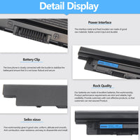 1 x RAW Customer Returns Oyomba XCMRD MR90Y Battery for DELL Inspiron 15 3542 3543 3521 3537 3541 14 3421 15R 5521 5537 17 3737 3721 17R-5737 Latitude 3540 Vostro 3521 4DMNG 24DRM 0MF69.V 8VNT 40WH - RRP €29.99