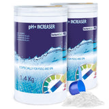 1 x RAW Customer Returns Nortembio Pool pH Plus 2x1.4 Kg, Organic pH increaser for swimming pools and spas. Improves water quality, pH regulation, beneficial for health. - RRP €22.81