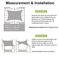 1 x RAW Customer Returns LOVE STORY Awning Waterproof 2.5x3.5m Rectangular PES Polyester Sun Protection Wind Protection Balcony Patio 95 UV Protection for Balcony Garden Cream White - RRP €34.99