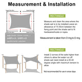 1 x RAW Customer Returns LOVE STORY Sun Sail Waterproof 3.5x5m Rectangular PES Polyester Sun Protection Wind Protection Balcony Terrace 95 UV Protection, for Balcony Garden, Cream White - RRP €68.99