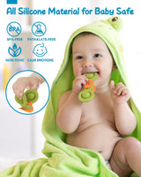 1 x RAW Customer Returns Lehoo Castle Suction Cup Toy Baby, Silicone Bath Toy, Pack of 3 Baby Toys, Fidget Spinner Sensory for Colourful  - RRP €9.99