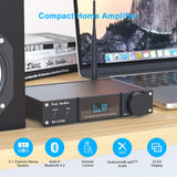 1 x RAW Customer Returns Fosi Audio DA2120C HiFi DAC Amplifier 240W, 2.1CH CS8422 aptX-HD Bluetooth 5.0 HiFi Stereo Amplifier, 24Bit 192kHz Klass-D 120W x 2 Amplifier for speakers and subwoofer, including remote control - RRP €161.89