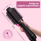 7 x RAW Customer Returns Sawop hot air brush, round brush dryer, hair dryer brush, hair styler hair dryer brush in one, improved 4-in-1 hair dryer and styler volumizer, hot air brush, hair straightener brush - RRP €239.82