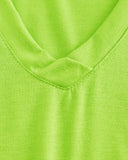 1 x RAW Customer Returns ELFIN Women s V-Neck Tank Top Sleeveless Summer Basic T-Shirts Casual Tops Tunic Tops L, Neon Green  - RRP €20.16