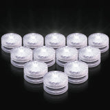 1 x RAW Customer Returns Rikiss Submersible Led Lights Waterproof Flameless Candle Bright Tea Lights, Battery Operated Flameless Mini Lights for Party Wedding Festival Celebration Table Decorations White, 12pcs - RRP €13.91