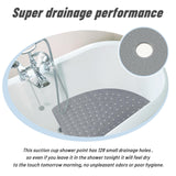 1 x RAW Customer Returns BWBIKE Non-Slip Corner Shower Mat 70 x 70 CM Bath Mat Indoor Outdoor Shower Mats Shower Mat with Suction Cups and Drain Holes Grey - RRP €26.8