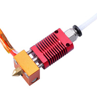 1 x RAW Customer Returns Redrex CR10 Extruder Hot End Compatible with Creality CR-10,CR-10S,CR-10S4,CR-10S5 3D Printer 1.75mm Filament 0.4mm Nozzle 12V 40W Heater NTC Thermistor - RRP €15.25