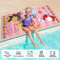 1 x Brand New Babioms Beach Towels Children, Patrol Beach Towels Large Bath Towel Sports Towel Microfiber Bath Towels Super Soft Towels for Children, Multi-Coloured, Patrol, 150 x 75 cm - RRP €15.12