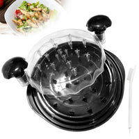 2 x Brand New Shinybox Chicken Chopper, 25cm Meat Chopper with Brush and Clear Cover, Chicken Breast Chopper Tool, Chopper, Meat Chopper for Chicken Beef Pork Salads - RRP €40.8