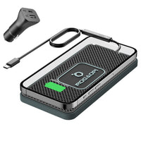 1 x RAW Customer Returns MOGAOPI Wireless Charger Car, Inductive Charging Station Car, Non-Slip Wireless Charging Pad for Car Charging Mat with Car Charger PD20W USB-C USB-A for iPhone 15 14 Samsung S23 22 1 Meter Cable  - RRP €32.94