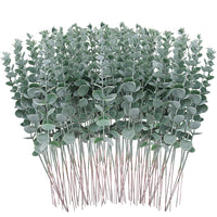 1 x RAW Customer Returns 36 pieces eucalyptus artificial eucalyptus plant artificial eucalyptus branches leaves eucalyptus decoration eucalyptus leaves artificial plants plastic plants for flower arrangement table decoration wedding balcony - RRP €14.71