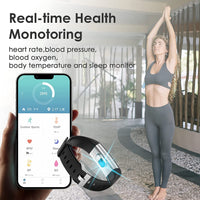 1 x RAW Customer Returns Septoui Fitness Tracker with Heart Rate Monitor Blood Pressure SpO2  Waterproof IP68, 16 Sports Modes Pedometer Calorie Counter Heart Rate Monitor Activity Tracker Women Men Children Smartwatch iOS Android - RRP €38.88