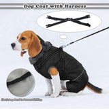 1 x RAW Customer Returns Hjumarayan Dog Coat for Small Dogs - Dog Coat Waterproof Dog Jacket Warm Dog Coat with Harness Winter Coat Dog with Belly Protection, Dog Jacket Small Dogs Black S  - RRP €25.03