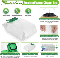 7 x Brand New Rebirthcare Pack of 12 vacuum cleaner bags for Vorwerk Kobold VK 140 VK 150 VK140 VK150 FP 140 FP 150 bags, premium microfleece filter bags for Kobold VK 140 VK 150 dust bags vacuum cleaner bags - RRP €148.68