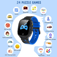 1 x RAW Customer Returns ELEJAFE Children s Smartwatch Watch with 24 Games, Smartwatch Children s Phone for Boys and Girls Music Camera SOS Cell Phone Alarm Torch, Watch for Boys and Girls Children 3-12 Years Gift - RRP €39.99