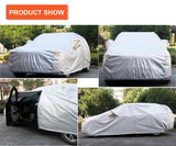 1 x RAW Customer Returns Outdoor Car Cover, Kayme 6-Layer Waterproof Anti UV Wind Dustproof Car Cover with Zipper and Plush. Compatible With X3, Q5, GLC, XC60, Stelvio, RAV4 SUV from 460 to 485cm YL - RRP €69.95