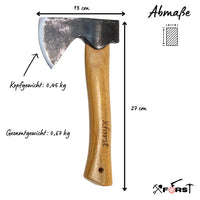 1 x RAW Customer Returns Xforst Viking Ax Hatchet X-AG1 - RRP €22.9