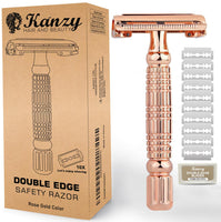 1 x RAW Customer Returns Kanzy Safety Razor Women and Men Butterfly Stainless Steel Wet Razor Safety Razor Works with all Double Edge Razor Blades Safety Razor - RRP €16.2