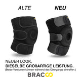 1 x RAW Customer Returns Bracoo KS10 knee support for men and women Knee support with patella opening - neoprene knee support ideal for volleyball, basketball, fitness, sports and everyday life black  - RRP €12.98