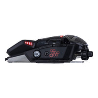 1 x RAW Customer Returns Mad Catz Rat 6 USB Wired Gaming Mouse - Ergonomic Mouse 11 Programmable Buttons - Pixart3360 12000 DPI Optical Sensor - Gaming Mouse for PC Black RGB and Adjustable Wrist Rest - RRP €74.48