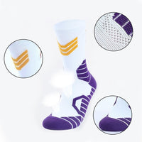 1 x Brand New ANBOO 4 Pairs Football Socks Soccer Socks Men 39-42, Tape Design Socks Soccer Socks, Grip Socks Soccer for Soccer Basketball Running - RRP €27.6