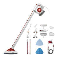 1 x RAW Customer Returns Stemoo 331605 Floor Hand Multifunctional Steam Cleaner, 19-in-1, for Carpet Tiles Floor and Upholstery, Removes up to 99.9 of Bacteria - RRP €90.91