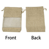 1 x RAW Customer Returns DUGYIRS 30 pieces jute bags cotton bags burlap gift bags with drawstring 13 cm x 18 cm small party gift bags jute organza bags jute bags jewelry bags for wedding party - RRP €21.99