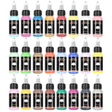 1 x RAW Customer Returns SAGUDIO Airbrush Colors 24x 30ml Model Color Ready Airbrush Set, Water-Repellent and Quick-Drying Models for Hobby, for Artists - RRP €29.5