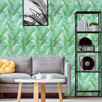 1 x RAW Customer Returns Arthome Adhesive Film Furniture Tropical Palm Leaves 45cmx3m Self-Adhesive Wallpaper, Flower Removable Decorative Vinyl Furniture Film for Bedroom Living Room Cupboard Shelf Wall Covering - RRP €24.0