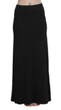 1 x RAW Customer Returns Urban GoCo Women s High Waisted Elastic Fitted Skirt Bodycon Yoga Long Maxi Bell Skirt Black S - RRP €29.98