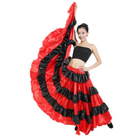 1 x RAW Customer Returns LOLANTA Women s Red Black Spanish Bullfighting Skirt Flamenco Costume - RRP €42.98