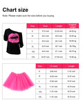 1 x RAW Customer Returns 80s Costume Accessories Set, T-Shirt Tutu Headband Earrings Necklace Leg Warmers Rose Red, S  - RRP €39.15