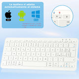 1 x RAW Customer Returns Qulose Wireless Bluetooth Keyboard 11 - RRP €20.4