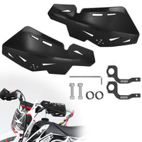 1 x RAW Customer Returns JIAYAN 7 8 22mm Dirt Bike Handguards, Handlebar Hand Guards Protector with CNC Mount Pair for Motocross ATV SX SXF EXC XCW KLX KX LTR TRX Black  - RRP €18.14