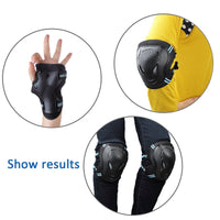 1 x RAW Customer Returns Skateboard Skate Protector Set with Helmet - Skate Helmet Knee Pads Elbow Pads with Wrist Guards for Roller Skate, BMX, Bike and Other Extreme Sports - RRP €35.99