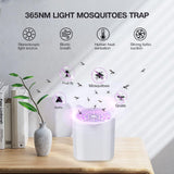 1 x RAW Customer Returns Insect killer, USB electric fly trap, mosquito trap, mosquito lamp, mosquito killer lamp with light, fruit fly trap for kitchen, indoor, outdoor L , Grey04 - RRP €16.63