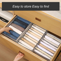 15 x Brand New ANTUREBAY 2 drawer organizer for wardrobes, foldable fabric storage boxes, organizer cabinet for drawers, wardrobe organization system for clothes, bras, socks, ties, etc. - RRP €306.0