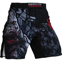 1 x Brand New Hardcore Training Fight Shorts Viking Shorts Men s Fight Shorts Men BJJ Grappling Boxing MMA No Gi Crossfit Workouts - RRP €39.95