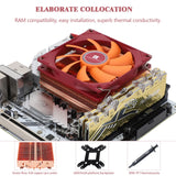 1 x RAW Customer Returns Thermalright AXP90-X47 Full Low Profile CPU Air Cooler, 47mm Height, TL-9015R Slim PWM Fan, AGHP Technology, For AMD AM4 Intel 1150 1151 1155 1156 1200 Pure Copper Version  - RRP €35.51