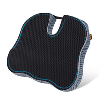 1 x RAW Customer Returns ZHOOGE Wedge Cushion Car Seat Seat Wedge Cushion for Car, Car Seat Cushion Memory Foam Wedge Cushion, Ergonomic Memory Foam Cushion for Car, Office Chair, Bed, Wheelchair, Mesh Cover Black - RRP €35.59