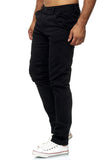 1 x RAW Customer Returns Elara Men s Chino Pants Slim Fit Stretch Chunkyrayan MEL009-Black-32 30 - RRP €34.95